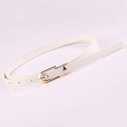 Leather Waist Belts With Oval Buckle Thin Adjustable Waist Belt All-match Woman Dresses Skirt Coat Waistband Pu-leather Waist Belts For Women-image-2