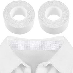 2 Roll Collar Protector Neck Sweat Pad Antiperspirant Sticker Absorbing Sweat Pads non-woven fabric Disposable Self-Adhesive Invisible Protection Hats Liner Caps Against Collar Sweat & Stains-41
