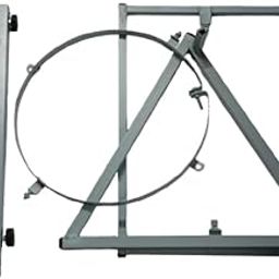 Beauty Tool Height Adjustable Frameless Rectangle and Square 2 in 1 Aari Embroidery Stand 24 X 16 Inches with 12 Clips || Alternative for Hoops/ Chair Stand for Grey Metal-image-5