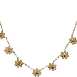 Women's Stainless Steel Waterproof Necklace Adjustable Chain, 22K Gold & Rose Gold Plated Styles for Regular Wear_SCP-696-image-37