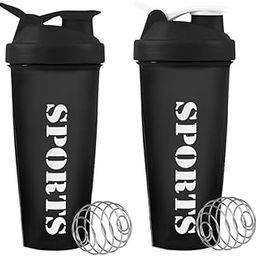 Zyro Combo 2 pcs Gym shaker,Shaker for protein shake Leak Proof, Food Grade, Bpa Free, Sports, Yoga,Gym,BCAA perfect for Gym & Supplements 650 ml gym Shaker (Pack of 2,Black,BlackWhite, Plastic)-image-99