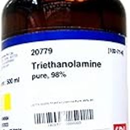 SRL Triethanolamine pure, 98%, 500ml, CAS : 102-71-6, Molecular Formula : C6H15NO3, Molecular Weight : 149.19, Storage: Room Temperature, Shelf Life: 60 Months for laboraotry and industrial use-89