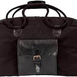 30L Travel Duffle Bag for Men and Women with Adjustable Shoulder Strap - Black-image-86