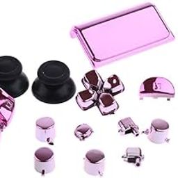 CALANDIS® Full Buttons Set Replacement Parts Chrome Triggers for Sony PS4 Controller Pink | Video Games & Consoles | Video Game Accessories | Controllers & Attachments-image-108