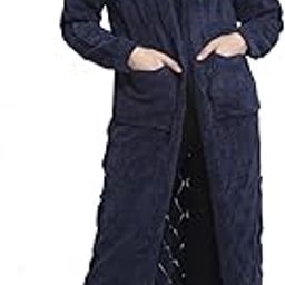 Knit Regular Fit Front Open Full Sleeves Winter Shrug for Women-image-1