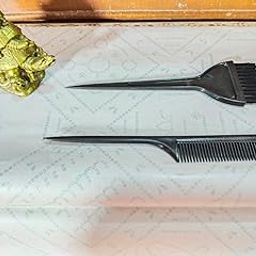 EVOY Plastic Black Color Hair Diy Brush With Comb Z5-image-43