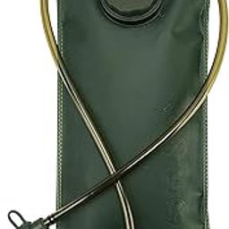 3L Military Green Hydration Bag - Leakproof EVA Water Bag with Silicone Nozzle & Mesh Sleeve, Lightweight ​​Camping Accessories​​ for Hiking, Cycling, Trekking (47.5x17.8cm)​-image-61