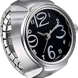 Watch Design Rings For Women Stylish Silver Stretchable Ring For Girls Women Gift for Sister Silver Ring 3 Months Warranty-image-22