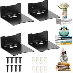 MAXSERA Invisible Floating Bookshelves Wall Mounted, Heavy-Duty Book Organizers, Metal Shelves Storage Book Organizers, Floating Book Shelf Wall Ledge Shelves for Home Office-image-45