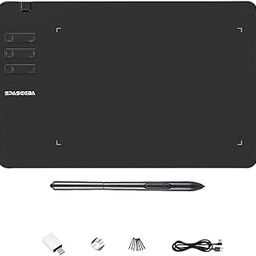 Spaseeba T605 Drawing Tablet 6.7x4 inch Graphic Digital Drawing Tablet with 8192 Pen Pressure 6 Customized Hot Keys Art Tablet for OSU Online Teaching Designing Beginners Work with Mac PC Android-7
