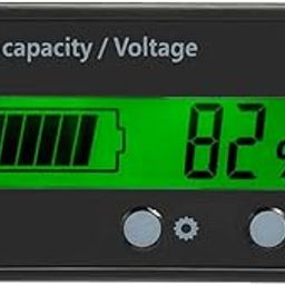 Shockley 12V 24V 36V 48V Battery Capacity Indicator Voltage Meter Waterproof Monitor Gauge Digital Voltmeter Testers for 3S-26S Lithium & Lead-Acid Batteries (Green LCD Battery Tester - 1 Pc)-11
