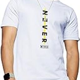 Men's Printed 100% Cotton T-Shirt - Regular Fit, Round Neck, Half Sleeves-image-71