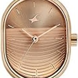 Style Up Golden Dial Metal Strap Analog Watch for Girls-NS6258WM01/NT6258WM01-image-25