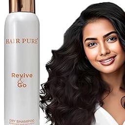 Hair Pure Dry Shampoo | Refreshes Hair Instantly & Add Volume | Absorbs Excess Oil | No White Residue | with Natural Ingredients Coconut Oil & Shea Butter | For Women & Men -200ml-image-91