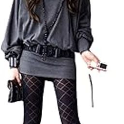 Plain Long Sleeve Top for Women | Comfy Cut-and-Sew Sweatshirt Style Grey-picture-14