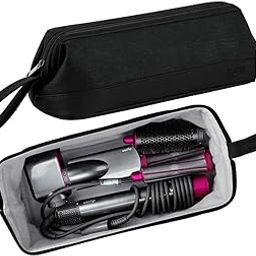 MAYCREATE® Hair Tools Travel Bag for Dyson/Shark Flexstyle Carrying Case Portable Shark Hair Air Wrap Dryer Case Waterproof Dustproof Flat Curling Iron Travel Organizer, Black-image-54