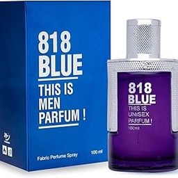 HP 818 Blue Unisex Perfume 100 ml | Oakmoss & Citrusy scent eau de parfum | Long-lasting | Best Daytime Fragrance | Gift For Partner-image-54