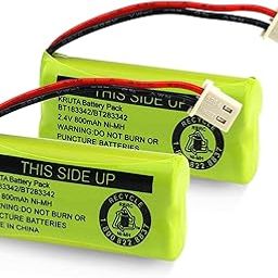 Kruta BT183342 BT283342 BT166342 BT266342 BT162342 BT262342 Battery Compatible with VTech CS6114 CS6419 CS6719 AT&T EL52300 CL80112 VTech CS6719-2 Cordless Handsets-0