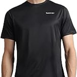 Reebok Men's T-Shirt |Training | Motion Athletic Poly Tee | Round Neck | Regular Fit | Half Sleeve | 100% Polyester with Speedwick tech-21