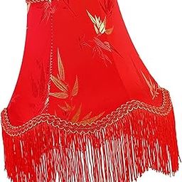 ARTISOUL® Bedside Light Shade With Tassel Fabric For Apartment Living Room Decorations Style E | Lamps, Lighting & Ceiling Fans | Lamp Shades-image-64