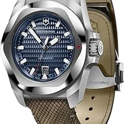 victorinox I.N.O.X. Automatic, Swiss Made Analog Men's Watch | Blue Dial, 41 Mm, 200M Water Resistant, Stainless Steel Case, Brown Wood Strap, Sellita SW 200-1 Movement | 242018.1-picture-23