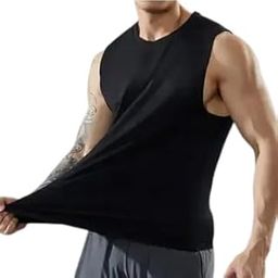 Men's Solid and Colorblock Sleeveless Gym Vest and Active Vest-image-73