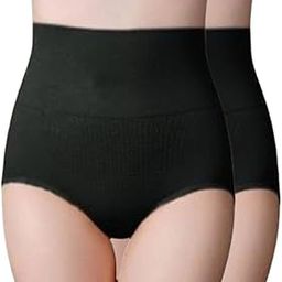 KUNJ Enterprise Women Waist Slimming Panties Shapewear Tummy Control Tucker with Anti Rolling Strip Underwear Shapewear (Pack of 2)-image-45