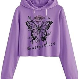 Roses Crop Hoodie Women Sweatshirt Causal Stylish Latest Black Pink Lavender White Girl 499 599 Under-image-27