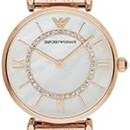 Emporio Armani Stainless Steel Analog Off-White Dial Women Watch-Ar1909, Rose Gold Band-picture-26