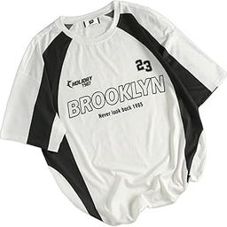 SXV '23 Brooklyn’ Printed Cool Aesthetic Oversized Baggy Cotton T-Shirt for Women-image-9