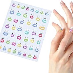FLORISELL Nail Art Stickers Silver 3d Self-Adhesive Nail Decals Nail Stickers Holographic Designs Nail Supplies for Acrylic Nail Decoration for Women Nail Glue Gel Nail Stickers Nail Art Kit for Girls-image-9