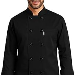 Full Sleeves Chef Coat for Men | Double-Breasted Chef Coat With Reversible Closure | Comfortable & Stylish | Easy Care & Breathable | Ideal for Chefs, Cooks, and Kitchen Staff-image-19