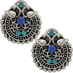 Silver Oxidized Traditional Jhumka Earrings for Women and Girls PAER1109647PR-image-13