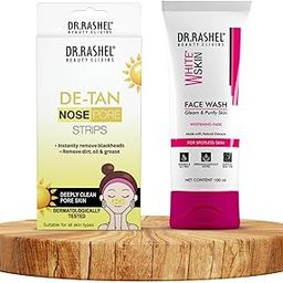 DR.RASHEL De-Tan Nose Strips & White Skin Face Wash Combo For Radiant Complexion.-image-60