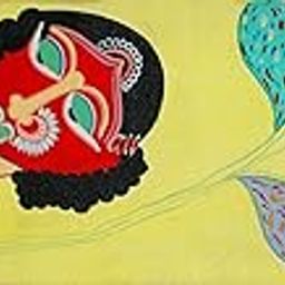 Girl With Baloon (Acrylic Painting By Jagadish Ambalgi)-image-29