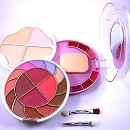 ADS Multi Use Palatte - 12 Eyeshadow, 4 Blusher, 4 Powder Cake and 6 Lip Colour Palatte, 55g-30