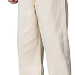 Linaria Loose Fit Baggy Jeans, Plain Beige (in, Numeric, 34, Regular, Beige)-image-31