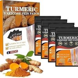 Generic Turmeric Varicose Vein Patches, 1 Box, Natural Herbal Relief for Legs, Circulation Support-image-82