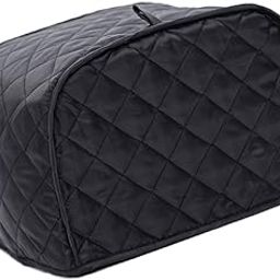 Optimuss Polyester Grid Bread Toaster Dust Cover Bakeware Protector 2 Slice Black-picture-15