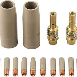14 Pcs Welding Torch Nozzle Kit KP1939-1 With Innovative Insulating Coating For Metal Workers-image-7