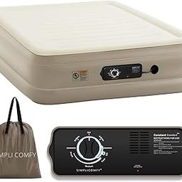 Simpli Comfy Queen Mattress 18" Raised Air Bed with ConstantComfort Dual Built-in AC Pump-image-69