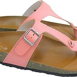 ASC Women?s Pink Cork Sole Toe-Ring Sandals-sh-1-image-30