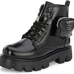 Men Lace Up Chunky Boots-image-36