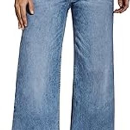 miss chase Women's Wide-Leg High-Rise Regular-Length Stretchable Shaping Denim Jeans-picture-38