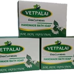 Vetpalai Herbal bath soap for psoriasis and itchy skin (pack of 3) -330gm-41