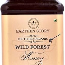 Earthen Story Certified Organic Honey 1kg | NMR Tested | Raw Honey, glass jar, rich in vitamins & minerals, sugar free, cold and cough relief, immunity booster, natural wild forest honey-picture-28