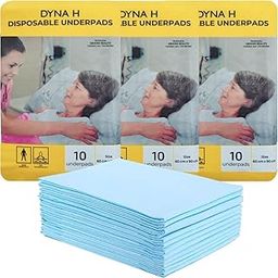 TUNSECHY Dyna Extra Large 60X90 Underpad Sheet for Baby, Kids, Adults, Elderly Patients. Leak Proof, Superior Absorbency with Advanced Gel Core Technology Incontinence Under Pads (1 Pack of 10)-image-38