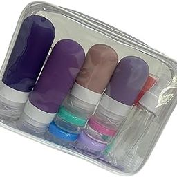 bnf® 16Pcs Travel Bottles Multipurpose Containers for Eye Cream Cosmetics Shampoo Purple Health & Beauty | Bath & Body | Travel Bottles & Containers-image-41