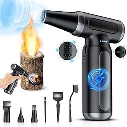 Electric Compressed Air Duster - 33,0000 RPM Rechargeable Cordless Turbo Blower, Portable Air Blower Gun for Cars, PC, Keyboard, Home & Outdoor Dust Cleaning (Replaces Compressed Air Cans)-15