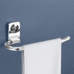 Plantex Metro Platinum Stainless Steel Hand Towel Ring/Napkin Hanger for Bathroom/Towel Holder for wash Basin/Bathroom Accessories-image-47